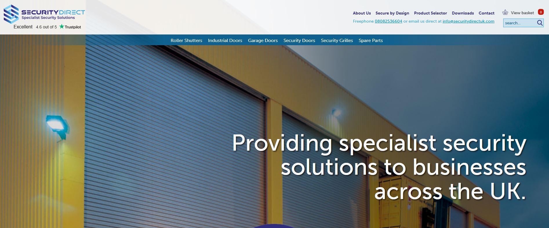 Security Direct Home Page