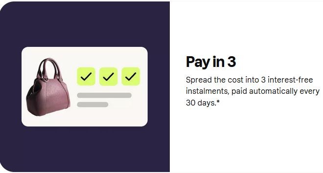 Klarna Pay in 3