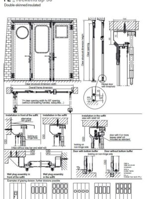 FE50 Fire Brigade Folding Door - Data Sheet