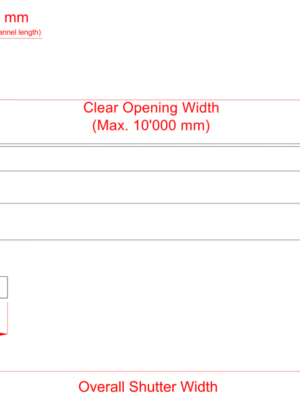 Industrial Motor Fire Shutter - Rigid
