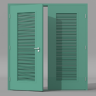Steel Louvred Doors